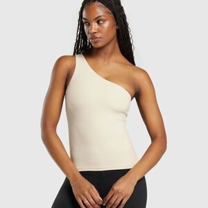 GYMSHARK‎ ASYMMETRIC SHELF TANK
Light Support White Small NWT in packaging